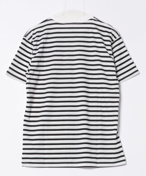 NYLAUS（ナイラス）の「吸汗速乾 ドライメッシュ ボーダー柄 半袖Tシャツ（Tシャツ/カットソー・メンズ・ブラック/レッド/ネイビー/イエロー・L/LL/M）」の10枚目の写真