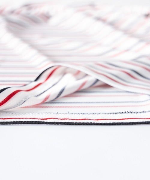 NYLAUS（ナイラス）の「吸汗速乾 ドライメッシュ ボーダー柄 半袖Tシャツ（Tシャツ/カットソー・メンズ・ブラック/レッド/ネイビー/イエロー・L/LL/M）」の6枚目の写真