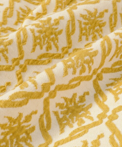 Ray BEAMS（レイビームス）の「ジャカード フロント ジップ タイト スカート（スカート・レディース・ブラウン/イエロー・1/0）」の14枚目の写真