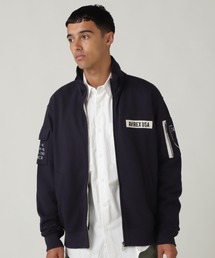 AVIREX(ABbNX)FATIGUE STAND COLLAR ZIPUP SWEAT / t@eB[O X^h J[ WbvAbv XEFbg  / AVIREX / ABbNX(XEFbg)