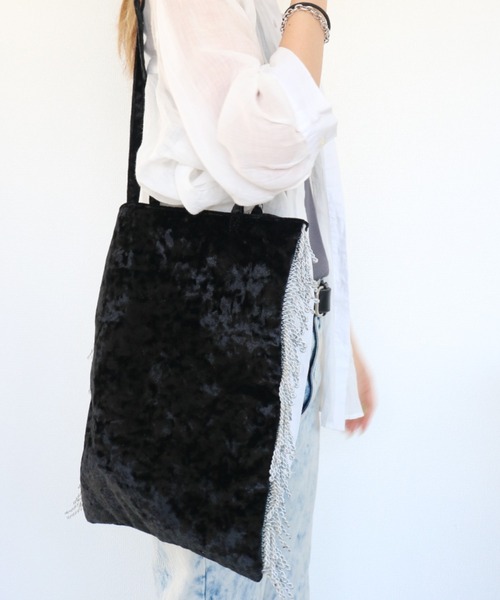 SPRUCE(スプルース)の「<SPRUCE/スプルス>ロメベロアトート(トートバッグ・レディース・ブラック/グリーン/シルバー/パープル/ゴールド・ONE SIZE)」の2枚目の写真