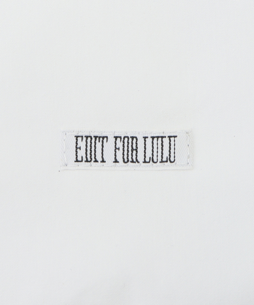 新品タグ付き✨edit.for lulu レースフリルバッグ　トートバッグ EDIT. FOR LULU（エディットフォールル）の「レース フリル