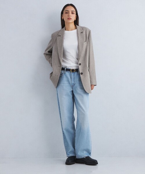 green label relaxing(グリーンレーベルリラクシング)の「レクタングル バックル ベルト(ベルト・レディース・ダークブラウン/ブラック/その他1/その他2・FREE)」の6枚目の写真