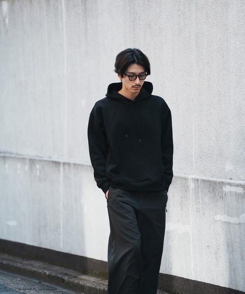 UNION STATION（ユニオンステーション）の「＊WEB限定 フェイクスエード リラックスフィットフーディ（パーカー・メンズ・ブラック/ブルー/ホワイト/ベージュ・M/L）」の17枚目の写真