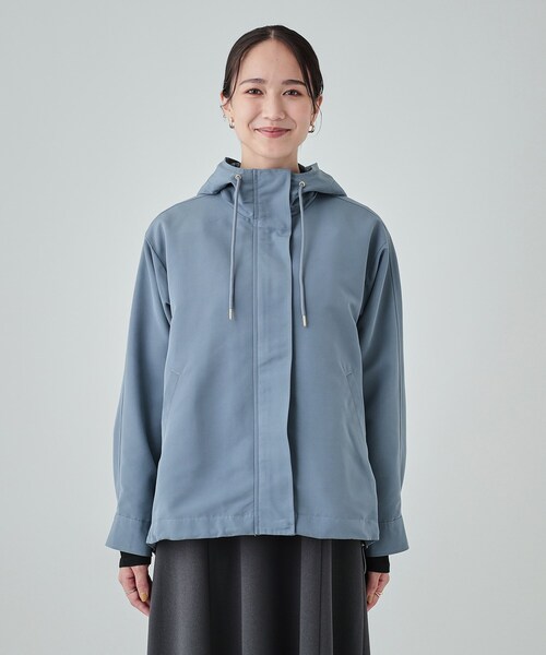 DRESKIP（ドレスキップ）の「◆【撥水】かわいいもかっこいいも叶える 欲張りマンパ（ブルゾン・レディース・ベージュ/ネイビー/カーキ/ライトブルー・02/03/04）」の22枚目の写真