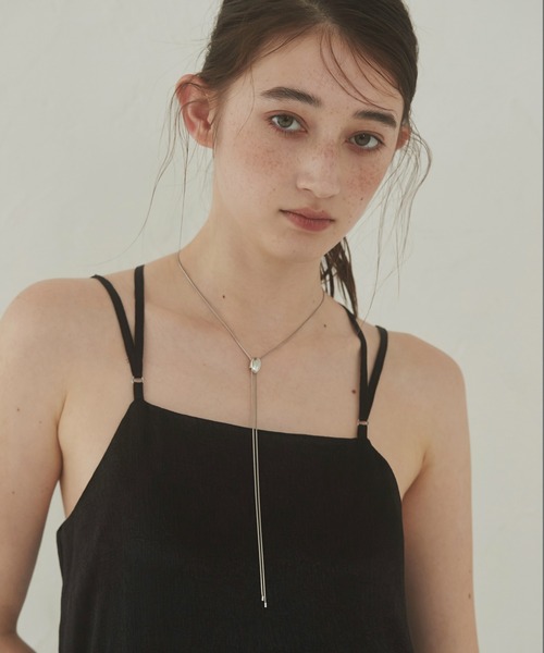 ANGIE(アンジー)の「メタル ループタイ ネックレス(ネックレス・レディース・シルバー系1/シルバー系2/シルバー系3/ゴールド系1/ゴールド系2/ゴールド系3・FREE)」の14枚目の写真