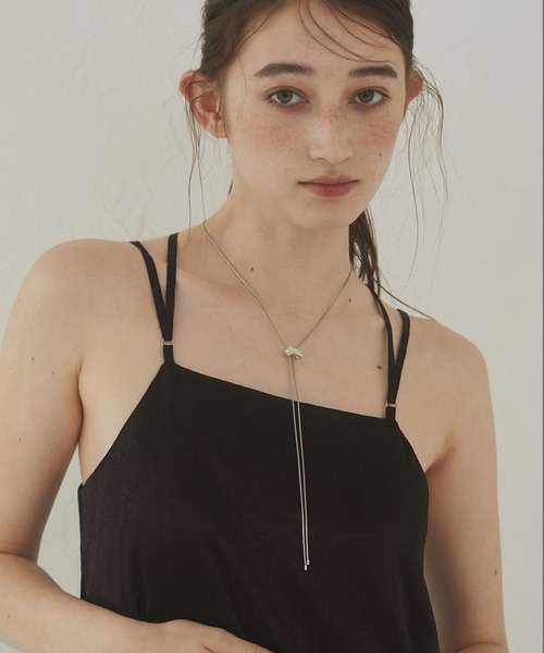 ANGIE(アンジー)の「メタル ループタイ ネックレス(ネックレス・レディース・シルバー系1/シルバー系2/シルバー系3/ゴールド系1/ゴールド系2/ゴールド系3・FREE)」の7枚目の写真