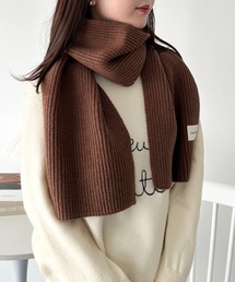 CLEA | リブニットショートマフラー(マフラー)