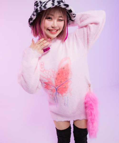 しっぽファーストラップ（ピアス（両耳用））｜Diable baiser