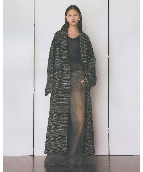 RIBBON BORDER CHESTER COAT（チェスターコート）｜JUHA（ユハ