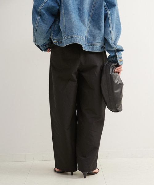 B.C STOCK（ベーセーストック）の「カーブワイドパンツ（その他パンツ・レディース・ホワイト/ブラウン/ブラック・FREE）」の10枚目の写真