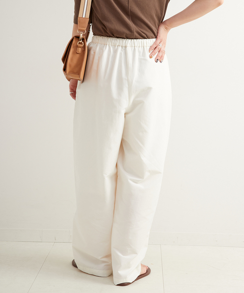 B.C STOCK（ベーセーストック）の「カーブワイドパンツ（その他パンツ・レディース・ホワイト/ブラウン/ブラック・FREE）」の16枚目の写真