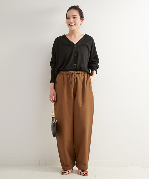 B.C STOCK（ベーセーストック）の「カーブワイドパンツ（その他パンツ・レディース・ホワイト/ブラウン/ブラック・FREE）」の17枚目の写真