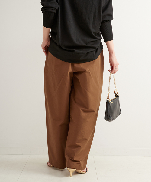 B.C STOCK（ベーセーストック）の「カーブワイドパンツ（その他パンツ・レディース・ホワイト/ブラウン/ブラック・FREE）」の22枚目の写真