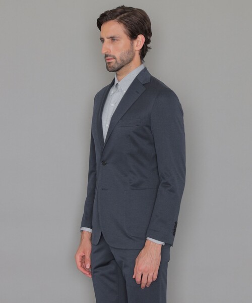 MACKINTOSH LONDON(マッキントッシュ ロンドン)の「【FLEX JERSEY】ムリネ強撚タイプライターセットアップジャケット(テーラードジャケット・メンズ・グレー系その他/ブルー系その他7・40/36)」の12枚目の写真