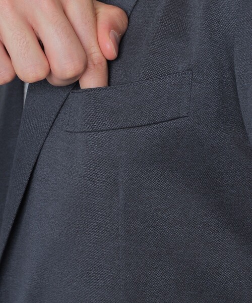 MACKINTOSH LONDON(マッキントッシュ ロンドン)の「【FLEX JERSEY】ムリネ強撚タイプライターセットアップジャケット(テーラードジャケット・メンズ・グレー系その他/ブルー系その他7・40/36)」の14枚目の写真