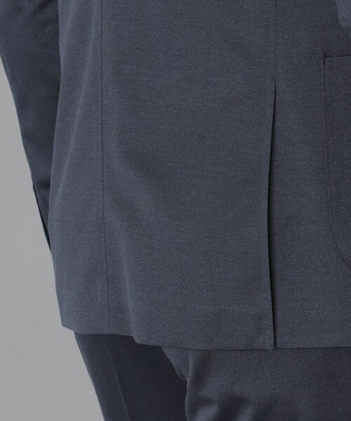 MACKINTOSH LONDON(マッキントッシュ ロンドン)の「【FLEX JERSEY】ムリネ強撚タイプライターセットアップジャケット(テーラードジャケット・メンズ・グレー系その他/ブルー系その他7・40/36)」の4枚目の写真