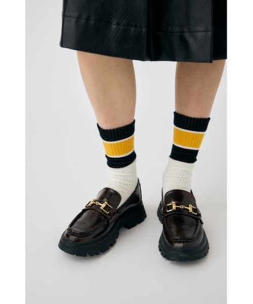 MOUSSY（マウジー）の「F/LEATHER CLASSIC ローファー（ローファー・レディース・ダークブラウン・SMALL/MEDIUM/LARGE）」の3枚目の写真