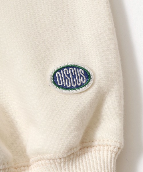 DISCUS（ディスカス）の「DISCUS/ディスカス 裏起毛 オーバーサイズ クルーネック スウェット レディース メンズ トレーナー（スウェット・レディース・グリーン/ピンク/ネイビー/ライトグレー/ホワイト/ブラック・L/XL/M）」の14枚目の写真