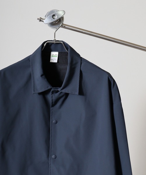 TRUSS（トラス）の「TRUSS SUSTAINABLE リサイクルポリエステル コーチジャケット（その他アウター・メンズ・ブラック/ネイビー/ベージュ・M/L/XL）」の21枚目の写真