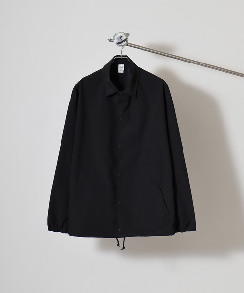 TRUSS（トラス）の「TRUSS SUSTAINABLE リサイクルポリエステル コーチジャケット（その他アウター・メンズ・ブラック/ネイビー/ベージュ・M/L/XL）」の20枚目の写真
