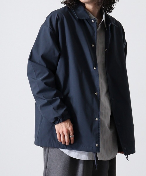 TRUSS（トラス）の「TRUSS SUSTAINABLE リサイクルポリエステル コーチジャケット（その他アウター・メンズ・ブラック/ネイビー/ベージュ・M/L/XL）」の16枚目の写真