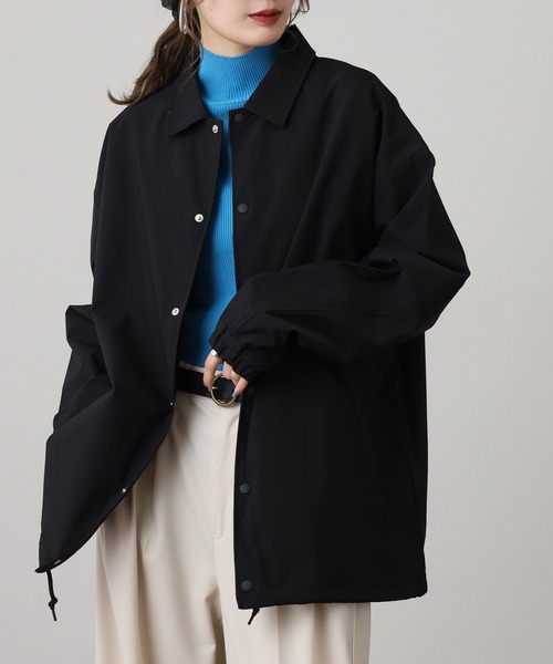 セール】TRUSS SUSTAINABLE リサイクルポリエステル コーチジャケット