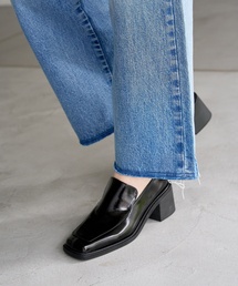 LE TALON | TAEKO HIGASHIHARA×LE TALON 5.5cmワイドスクエアヒールローファー(パンプス)