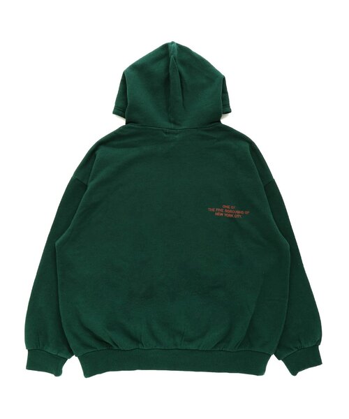 F.O.KIDS（エフオーキッズ）の「【リンク】2柄カレッジフーディー（オトナ）（パーカー・レディース・アイボリー/グリーン・LARGE/MEDIUM）」の3枚目の写真
