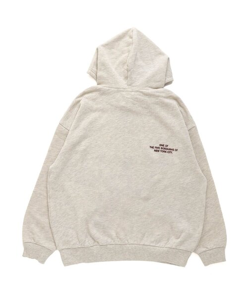 F.O.KIDS（エフオーキッズ）の「【リンク】2柄カレッジフーディー（オトナ）（パーカー・レディース・アイボリー/グリーン・LARGE/MEDIUM）」の5枚目の写真