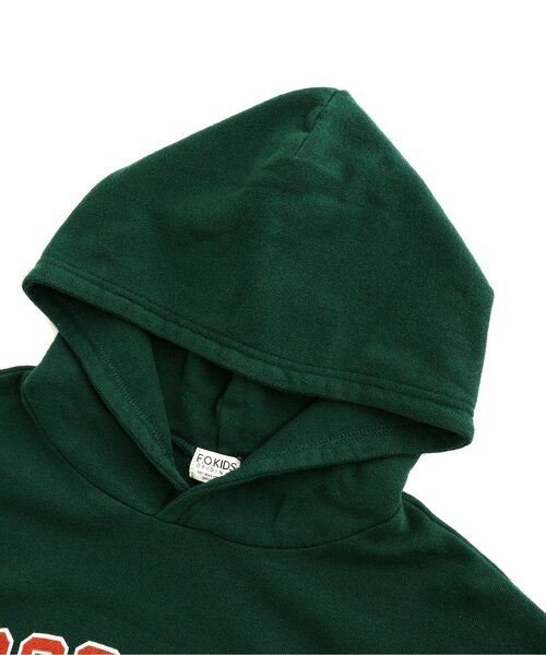 F.O.KIDS（エフオーキッズ）の「【リンク】2柄カレッジフーディー（オトナ）（パーカー・レディース・アイボリー/グリーン・LARGE/MEDIUM）」の6枚目の写真