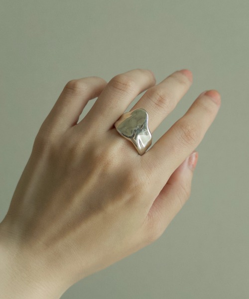 whoseA(フーシー)の「【silver925】Melt Wide Ring/ メルトワイド リング(リング・レディース・シルバー・14号/16号/18号)」の6枚目の写真