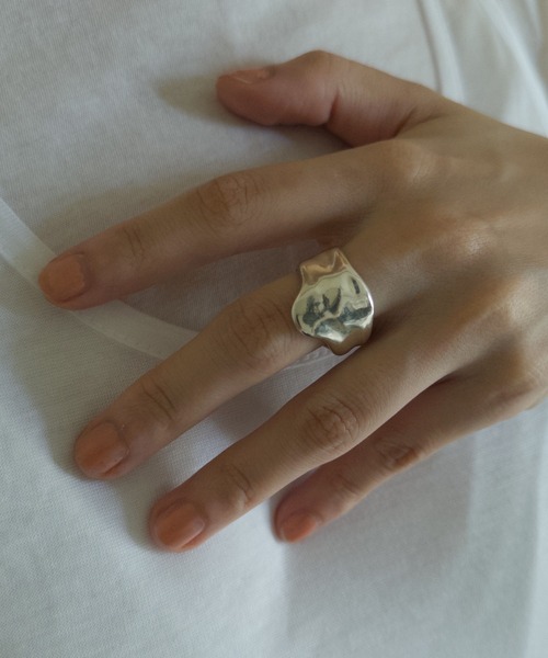 whoseA(フーシー)の「【silver925】Melt Wide Ring/ メルトワイド リング(リング・レディース・シルバー・14号/16号/18号)」の8枚目の写真