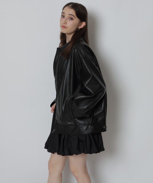 Rirandture リランドチュール ダメージフェイクレザージャケット