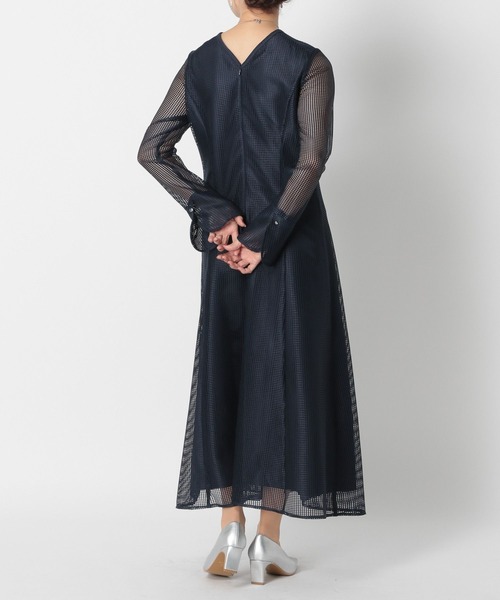 LEPSIM（レプシィム）の「【結婚式／オケージョン】格子レースカフスドレス　203258（ドレス・レディース・ネイビー/グリーン系その他・FREE）」の17枚目の写真