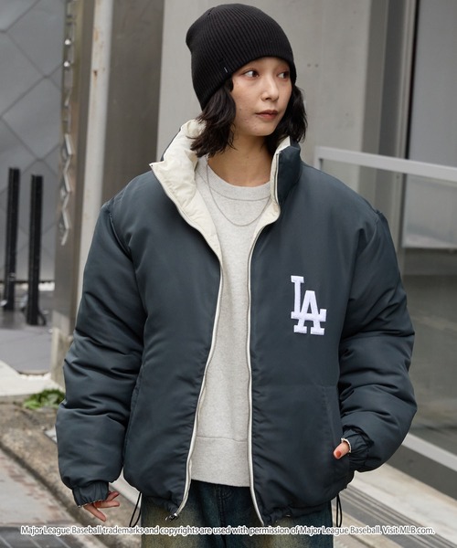 MLB/メジャーリーグベースボール 別注 ワッペン刺繍 2WAYリバーシブル