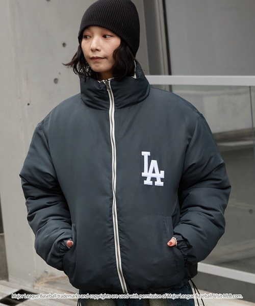 MLB/メジャーリーグベースボール 別注 ワッペン刺繍 2WAYリバーシブル