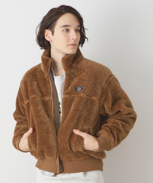 【セール】ボアスタンドブルゾン（ブルゾン）｜Dessin（デッサン）