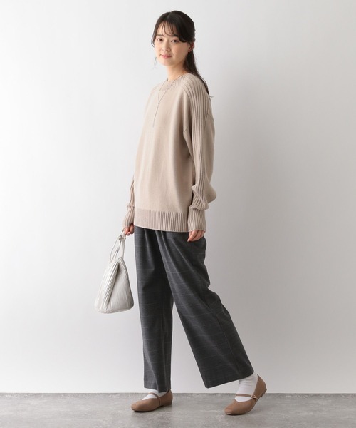 GLOBAL WORK Smile Seed Store(グローバルワーク スマイルシードストア)の「TR起毛ストレッチワイドパンツ/115993(その他パンツ・レディース・モカ/グレー系その他3/グレー系その他2/グレー系その他/ブラック・LARGE/SMALL/MEDIUM/X-LARGE)」の20枚目の写真