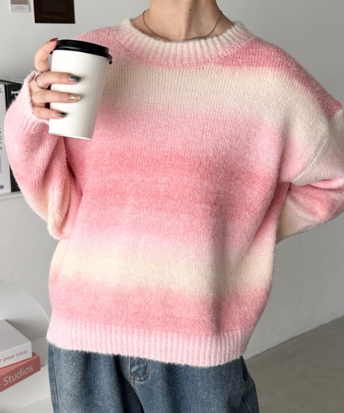 セール】グラデーションニットプルオーバー（ニット/セーター）｜CLEA