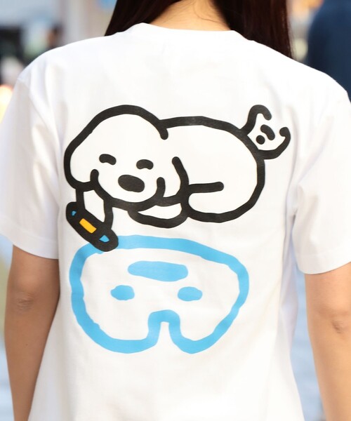 TOKYO CULTUART by BEAMS（トウキョウカルチャートバイビームス）の「matsui / Drawing Tee Shirt（Tシャツ/カットソー・メンズ・ホワイト/ブラック系その他4・LARGE/MEDIUM/X-LARGE/SMALL）」の3枚目の写真