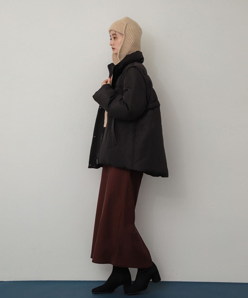 SENSE OF PLACE by URBAN RESEARCH（センスオブプレイスバイアーバンリサーチ）の「ニットフライトハット（ニットキャップ/ビーニー・レディース・アイボリー/グレー/ブラック・ONE）」の19枚目の写真