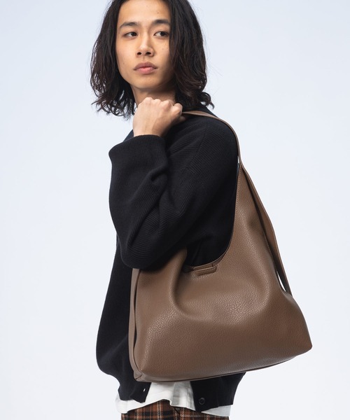 WOODENDOLL(ウッディンドール)の「WOODENDOLL トートバッグ ポーチ付き B24AW94(トートバッグ・メンズ・ブラウン/ブラック/アイボリー・-)」の3枚目の写真