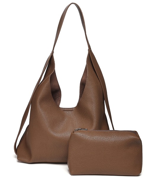 WOODENDOLL(ウッディンドール)の「WOODENDOLL トートバッグ ポーチ付き B24AW94(トートバッグ・メンズ・ブラウン/ブラック/アイボリー・-)」の6枚目の写真