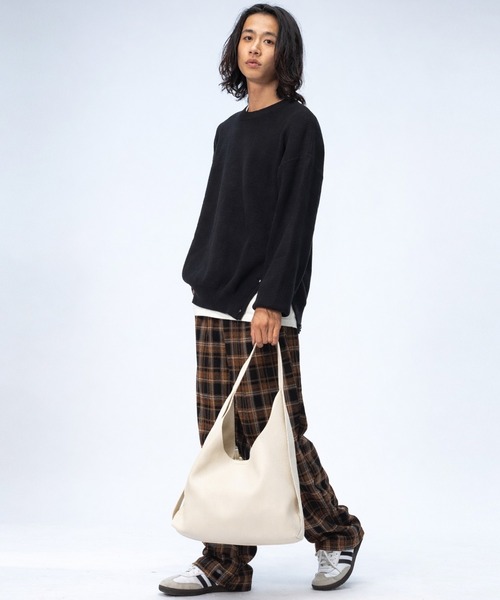 WOODENDOLL(ウッディンドール)の「WOODENDOLL トートバッグ ポーチ付き B24AW94(トートバッグ・メンズ・ブラウン/ブラック/アイボリー・-)」の18枚目の写真