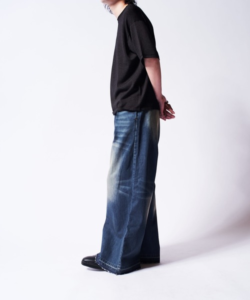 Lui's（ルイス）の「VIS/PO 杢調 ベーシックs/sニット（ニット/セーター・メンズ・レッド/ブラック/グレー・M/S）」の10枚目の写真