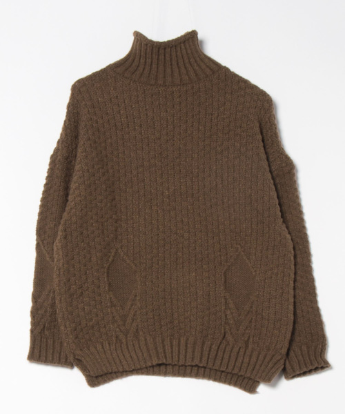 セール】ぽこぽこ編みタートルニット（ニット/セーター）｜LADY LIKE