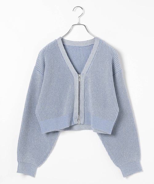 A. ROEGE HOVE　ショートカーディガン ラメ A. ROEGE HOVE ショートカーディガン ラメ A. ROEGE HOVE