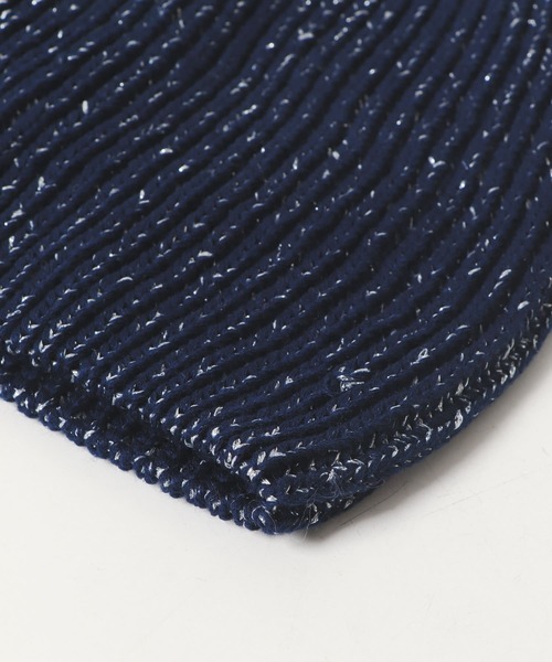 URBAN RESEARCH Sonny Label(アーバンリサーチサニーレーベル)の「ラメニットワッチ(ニットキャップ/ビーニー・レディース・ライトグレー/ネイビー/グレー・ONE)」の10枚目の写真