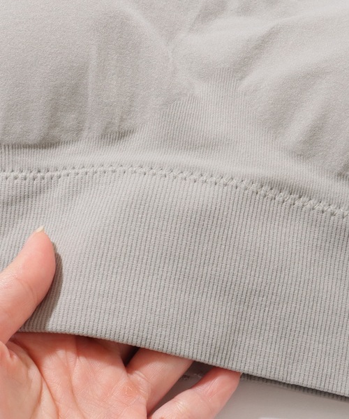 Lace Ladies（レースレディース）の「ソリッドカラー ホック付き バック クロス ハーフトップ（スポーツブラ・レディース・ブルー/グレー/ブラック/ベージュ/ミント・XL/M/L）」の14枚目の写真